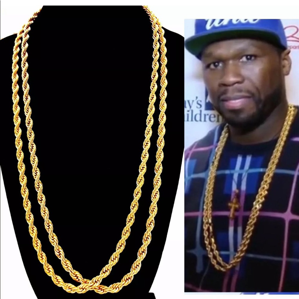 Mens cuban  gold link cuban chain - Picture 5 of 5